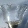 Art nouveau glass vase on Chester Sterling base Image 5