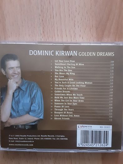 Dominic Kirwan CD's x 2   ..The Love Songs Collection and Golden Dreams .. Price Drop