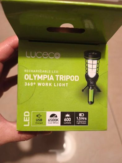Luceco Olympia Tripod Worklight With Powerbank