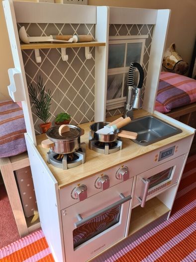KidKraft Let's Cook Wooden Play Kitchen