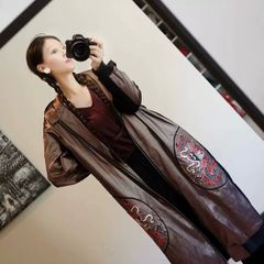 Brand new  Designer Dragon Embroidered Oversized Coat One Size