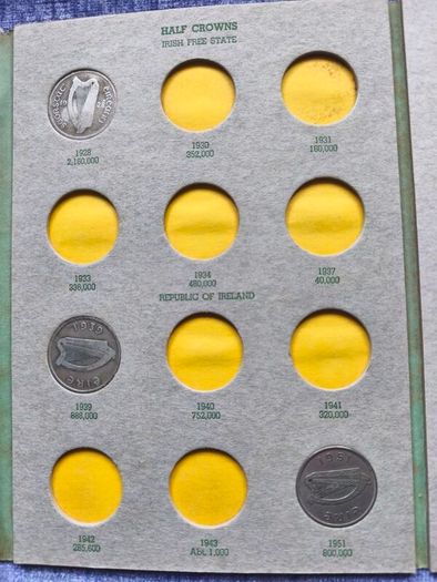 Irish Coin Library Florin, Halfcrown