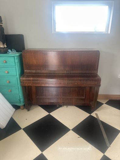 Upright Piano , with stool