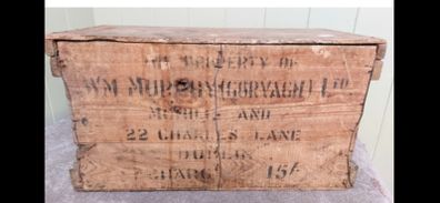 Vintage Wooden Egg Crate WM Murphy Gorvagh, Mohill & Dublin