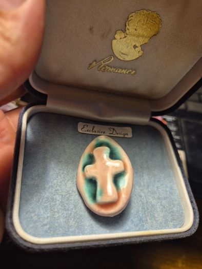 Vintage Cross Brooch