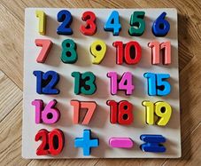 Wooden Number Puzzle