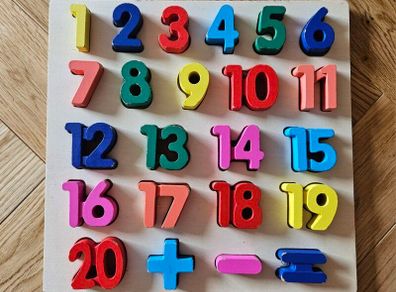 Wooden Number Puzzle