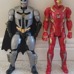 Batman & Iron man- great condition