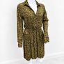 Pre Owned Primark Zebra Print Mini Shirt Dress Image 2