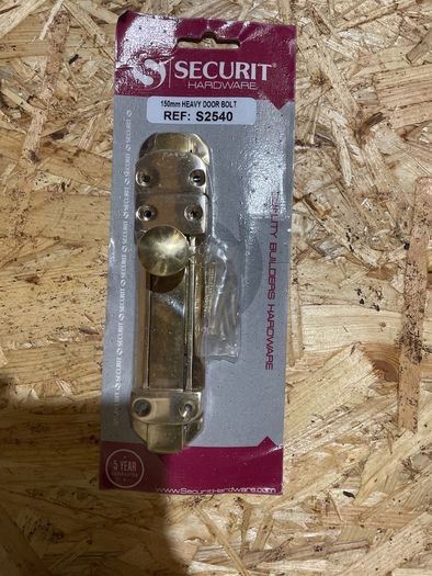 Heavy door bolt-150 mm,brand new
