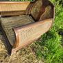 Antique cane bergere chair Image 2