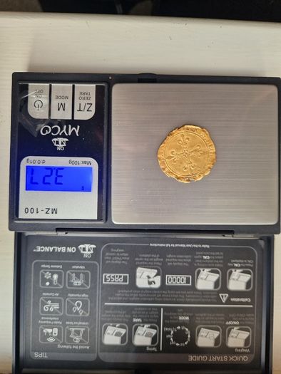 1498 French Louis XII Hammered Gold Ecu. Lovely coin.