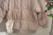 jacket H&amp;M puffer bomber jacket size small oversized style