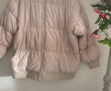 jacket H&M puffer bomber jacket size small oversized style