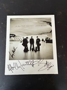 U2 - signed launch print & goodie bag