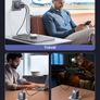 UGREEN USB C Charger, MacBook Charger Nexode 65W Foldable Fast GaN Charger 3-Port USB C Plug Support PPS/PD3.0 Compatible with MacBook Pro/Air, iPhone 17 Pro/Air/17/16/15, iPad, Galaxy S24/S23, etc Image 3