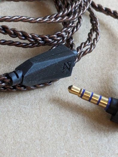 KZ IEM cable only, with in-line mic