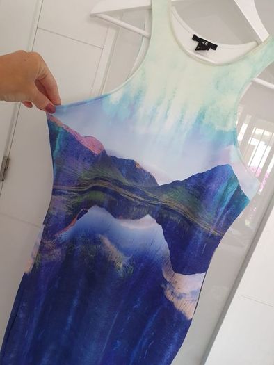 H&M turquoise Sz L (12-14)