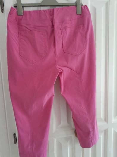 Hot Pink Cropped Trousers New