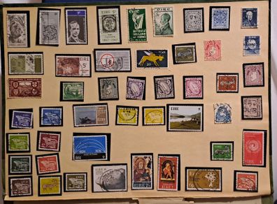 47 Irish stamps from the 1920's