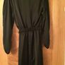 Black Satin Dress Image 7