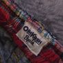Vintage Y2K OshKosh Dark Wash Tartan Patch Jeans 18 Months Image 9