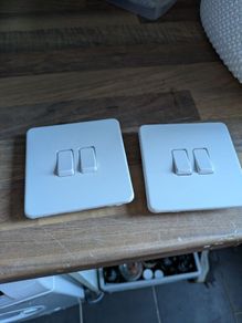 2 gang 2 way light switch