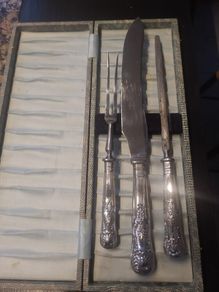 Vintage Newbridge Silverware Silver plated Carver set