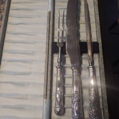 Vintage Newbridge Silverware Silver plated Carver set