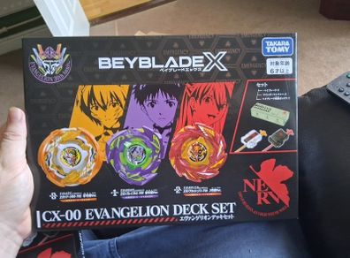 beyblade x eva evangelion decks set anime manga new 2026