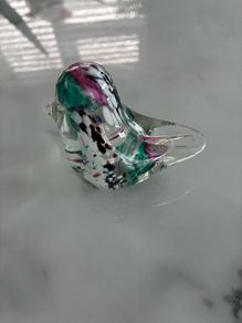 Glass Bird Figurine