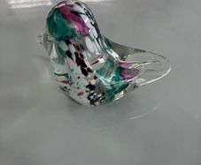 Glass Bird Figurine