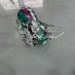 Glass Bird Figurine