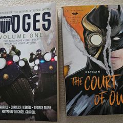 Two Novels - 2000AD Judges Volume 1, Batman: The Court of Owls