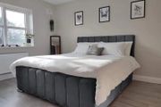 Florida Panel Divan Double Beds With Drawers Storage Opt