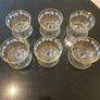 Rare  and fabulous Set of six vintage mid century sherbet glasses Image 8