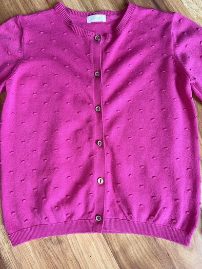 Next fuchsia pink cardigan age 5-6 excellent condition!