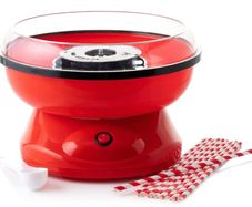 Cotton Candy Floss Maker| 500W Red Colour | Candy Floss Retro Style Machine| Non Stick Bowl for Birthdays Parties Celebrations| Quick and Simple to Use (FREE POSTAGE)