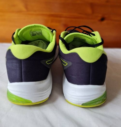 asics gel pulse 12 black/green Size 12 eu 48 in excellent condition