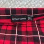 Red plaid midi skirt Image 2