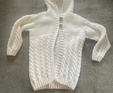 hand knitted cardigan