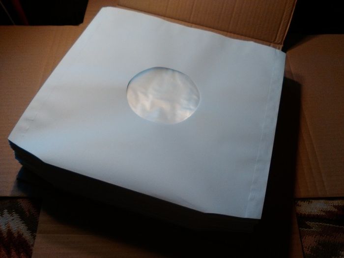 Over 31% OFF! 25 X 12 Inch Poly Paper Inner Sleeves - Anti-static - Premium Top Quality!