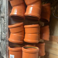 sewer pipe bend and repair 110