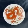 Vintage Chinese dragon decorative bowl Image 3