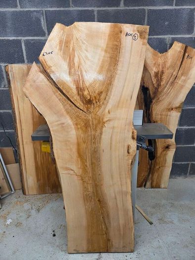 Live Edge Ash Slab - Kiln Dried