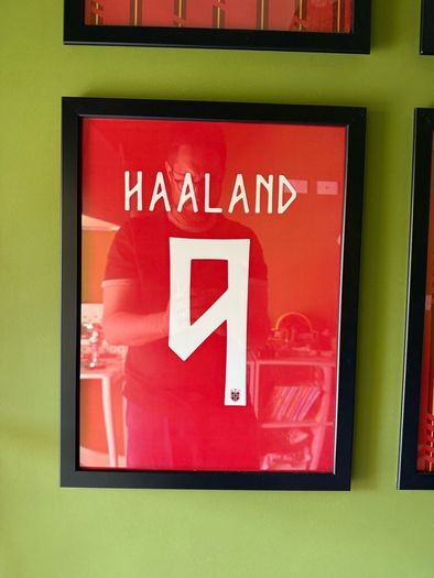 Kids football jersey picture frames