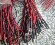 Led Prewired 5mm leds 200Pcs