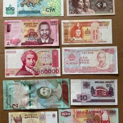 10 Mixed Banknotes