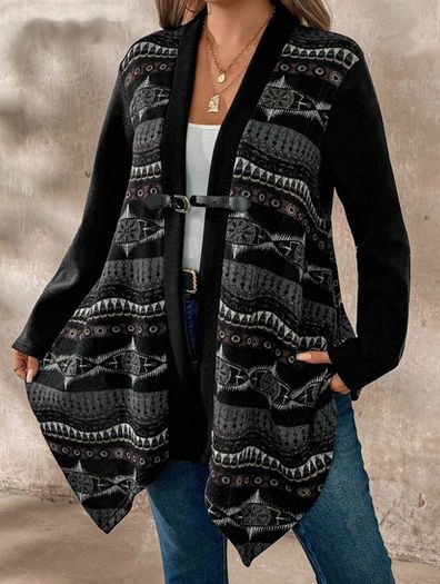 BNWT Boho Style Jacket with a Leather Strap size 20