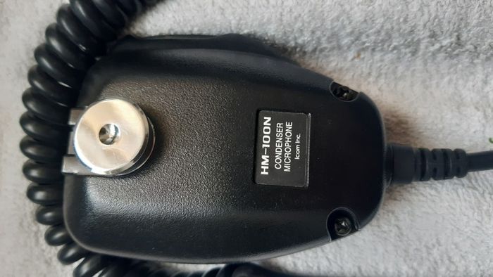 Icom HM-100N condenser microphone RJ45 Ham Amateur radio PMR